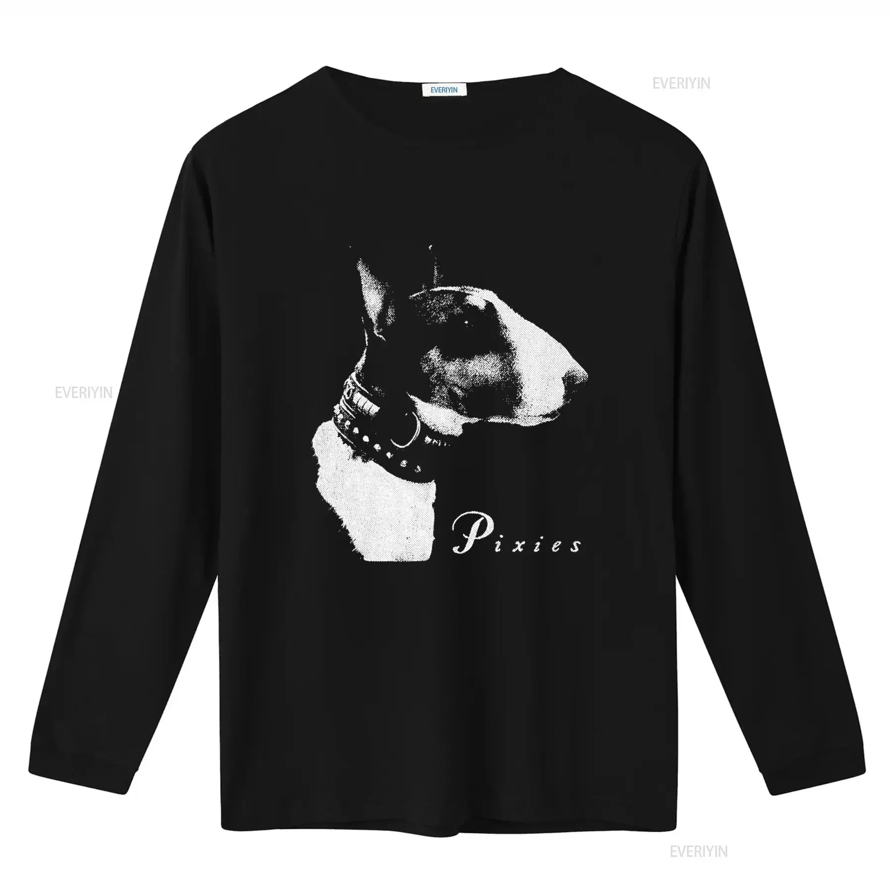 Pixies Dog Print Goth Rock T Shirt Dark Music New Wave Grunge Alternative Style Size EXTRA LARGE vintage Washed Casual