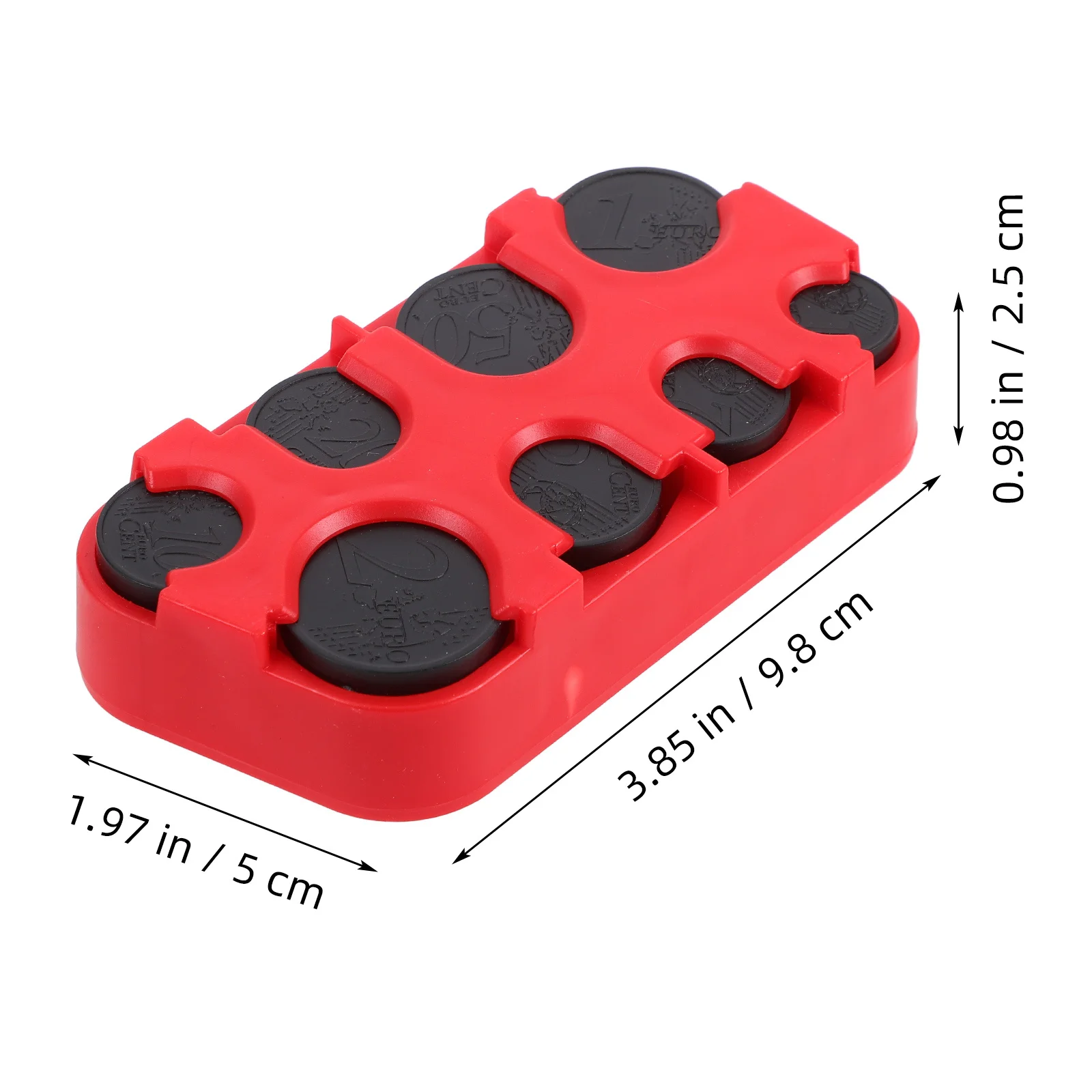 Storage Box Large Capacity Pp Material Portable Change Holder For Organizer Waterproof Currency Display Case Coin