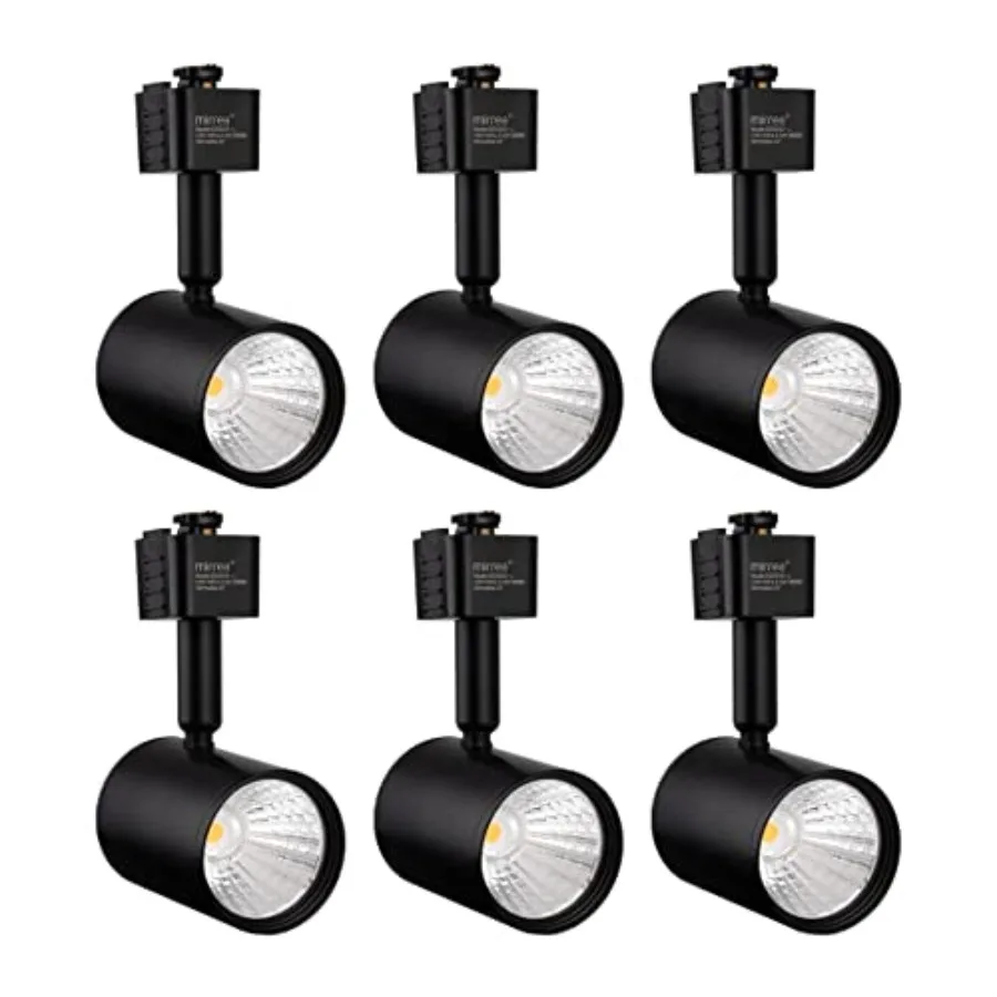 

LED Track Lighting Heads Compatible with Single Circuit J Type Track Lighting Rail Ceiling Spotlight for Accent Task Wall Art E
