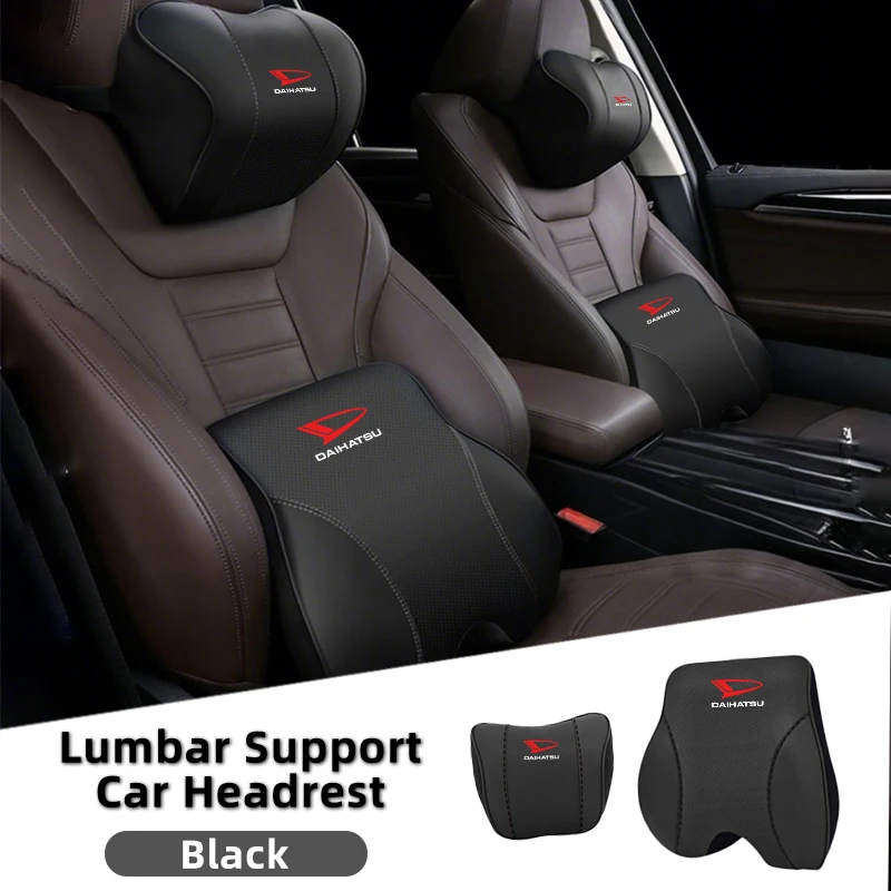 Car Seat Headrest Lumbar Support Pillow Waist Pad Backrest Accessories For Daihatsu Terios Sirion Mira Materia Rocky YRV Feroza