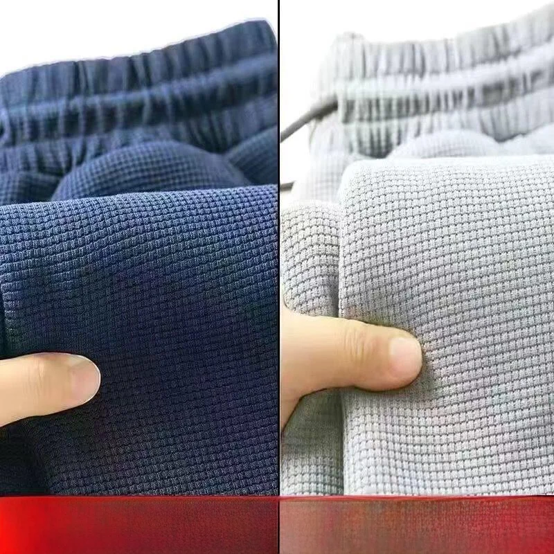 

Men's Casual Work Pants Summer Wear Resistant Straight Leg Sporty Leisure Sweatpants for Office And Labor Protection