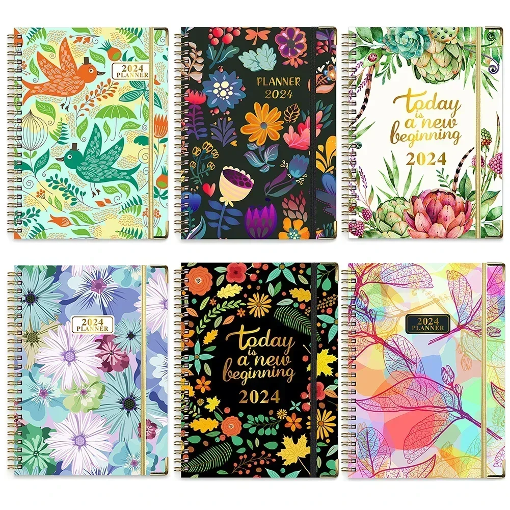 

Stationery School Journal Notebooks Office English Habit Agenda Supplies Planner Weekly Schedules 2024 Goal Notebook