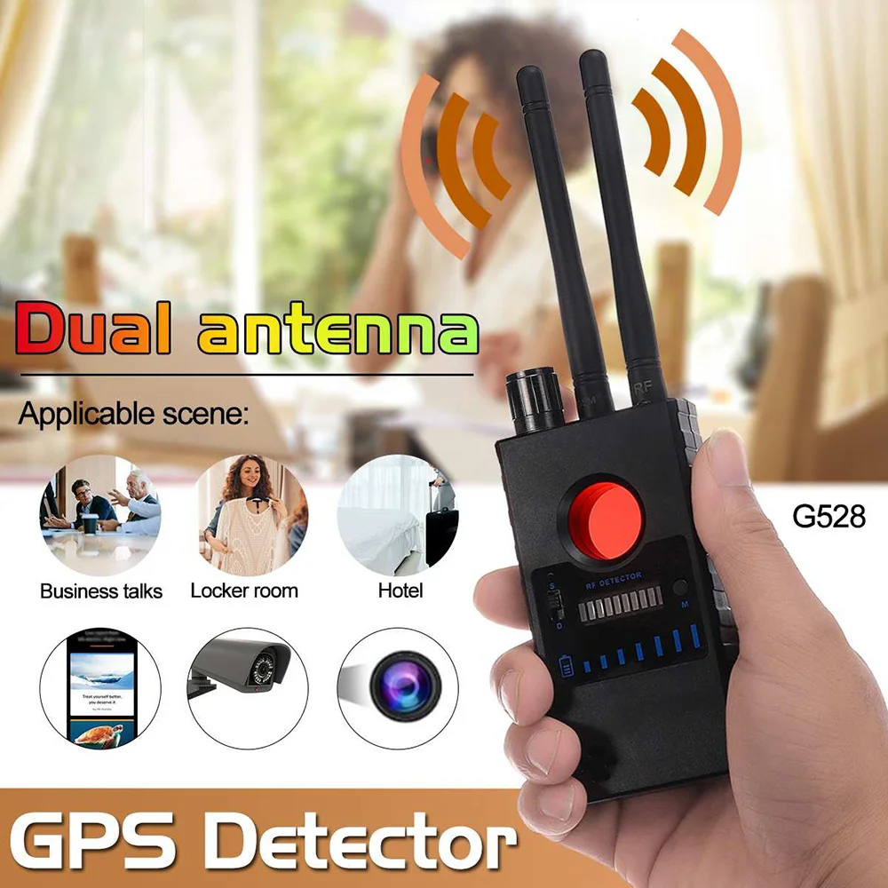 Multi-function Anti-Spy Detect Hidden IR Camera GSM Audio Bug Finder WiFi GPS Signal Lens RF Tracker Detect Finder Radio Scanner
