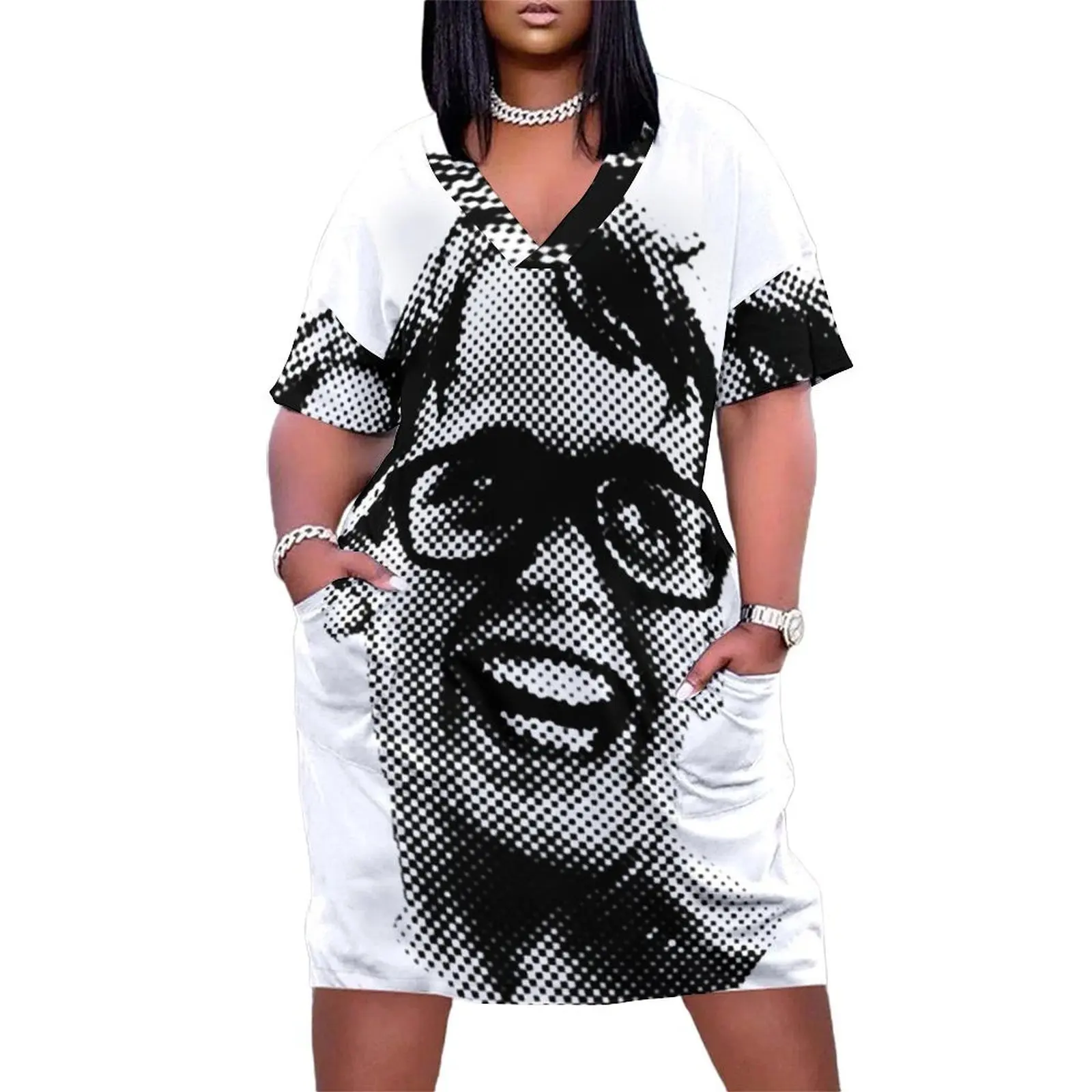 

Squints, big Loose Pocket Dress summer dress korean women party dresses woman