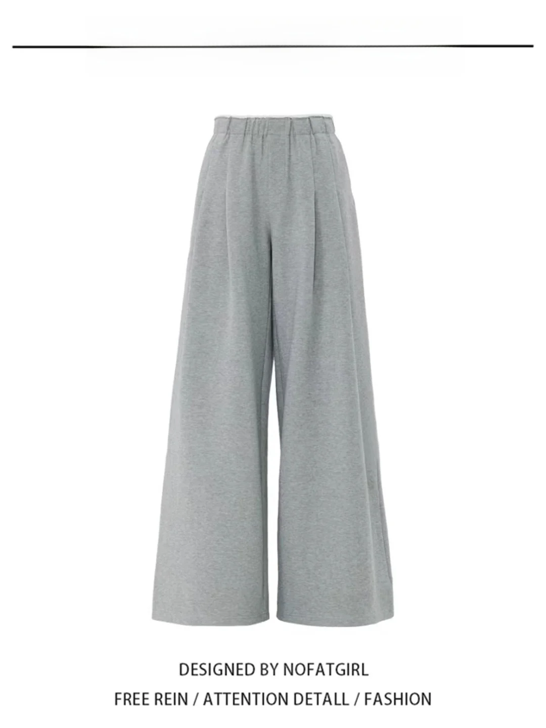 

Женские широкие брюки с высокой талией, свободные, универсальные, белые, с декоративными вставками, осенние, повседневные, дышащие, приятные к телу