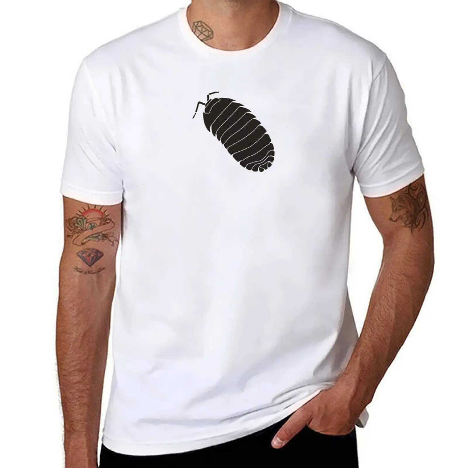 

Roly Poly Isopod Armadillidium T-Shirt man t shirts high quality luxury brand t shirts with prints T-Shirt