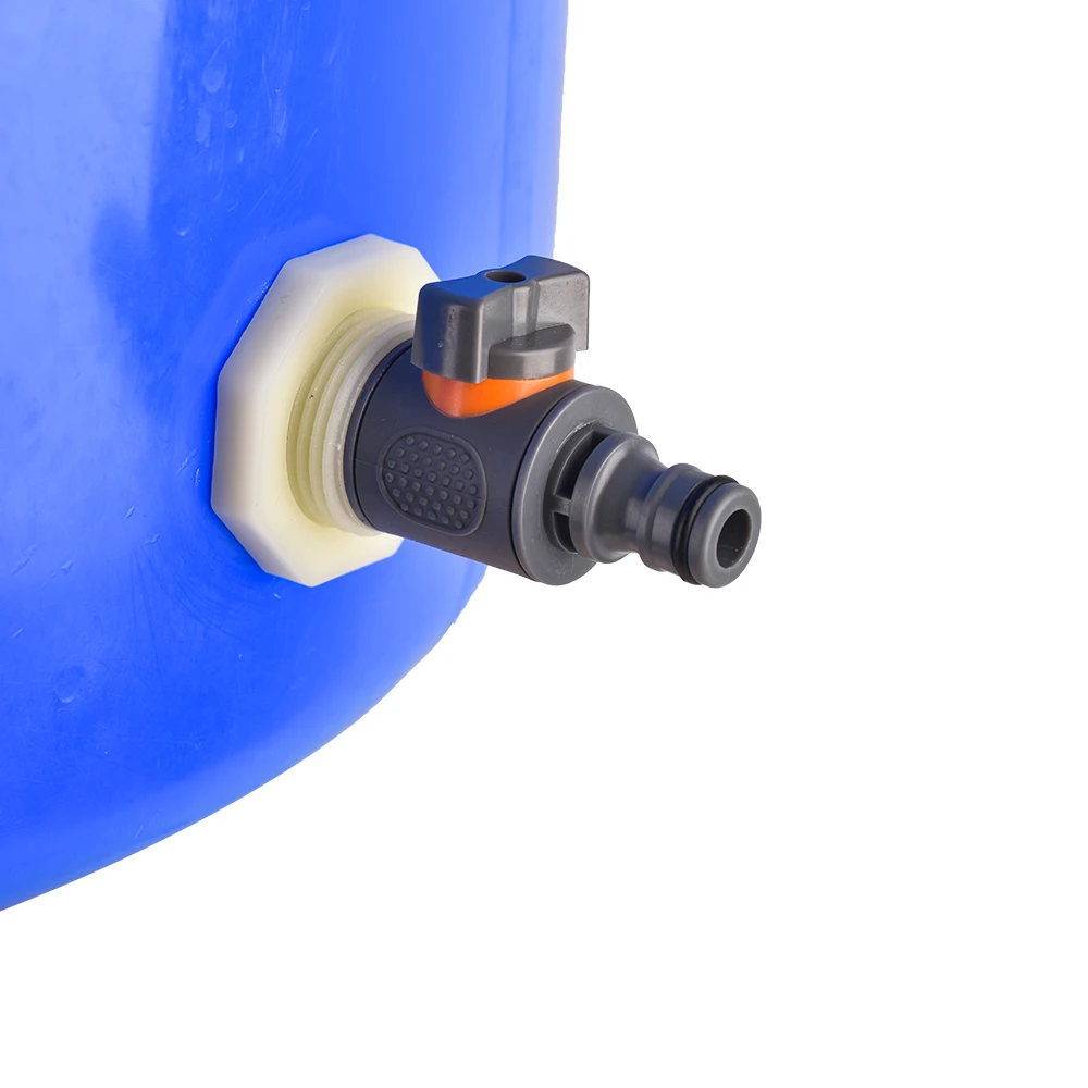 3/4 Inch PVC  Rain Barrel Bulkhead Valve Adapter Joints Water Tank Drainage Connectors Garden Irrigation Hose Joint