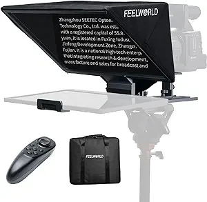 FEELWORLD TP16 16 Inch Folding Teleprompter Support Up to 16