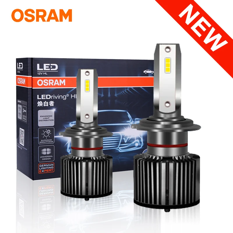 OSRAM H7 LED H11 H4 Hi/Lo H1 HB3 9005 HB4 9006 Car Headlight Bulbs 6000K 50W CSP Car Fog Lights Auto Lamp Kits Diodes Turbo PTF