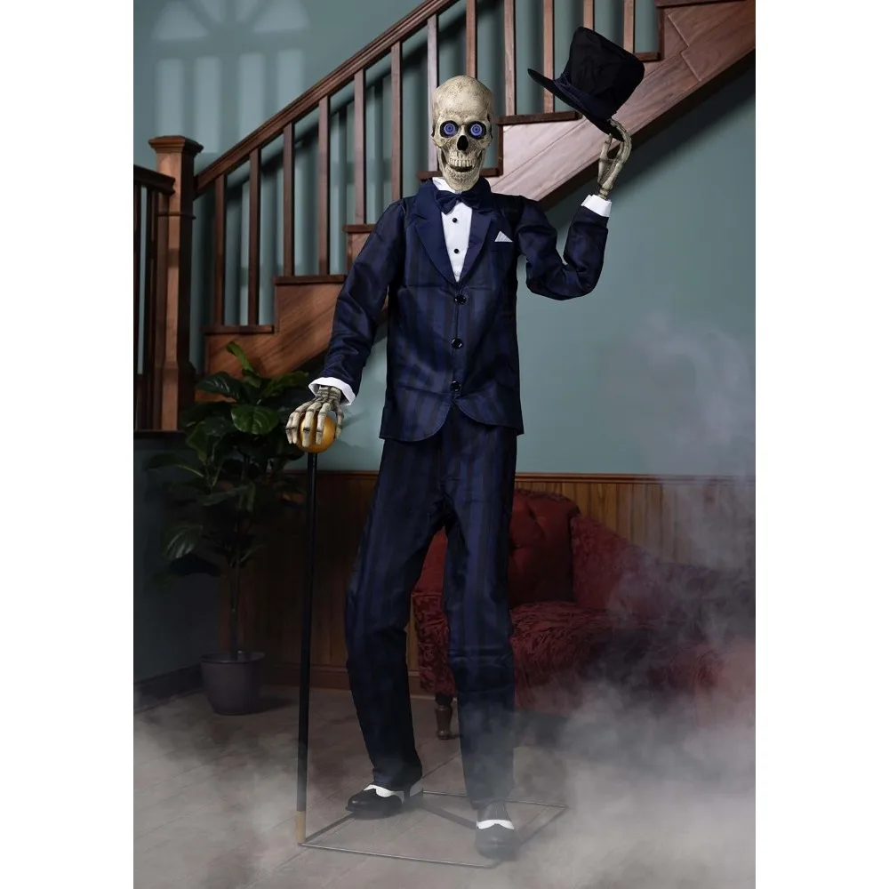 Fun Costumes Gentleman Skeleton Seasonal Visions Animatronic Halloween Prop Standard