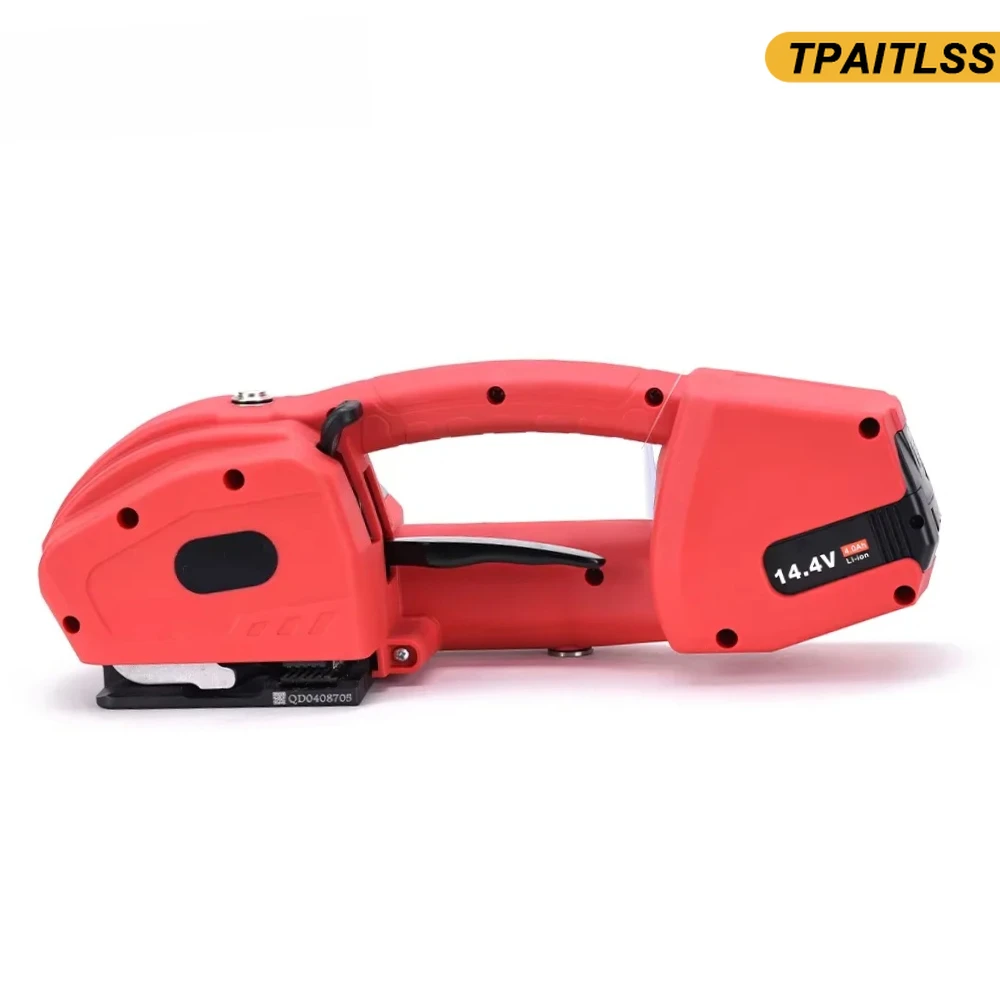 K2 Portable Electric Strapping Tool Handy Battery Strapping Machine Digital Display Screen Adjustment Pallet Carton Case