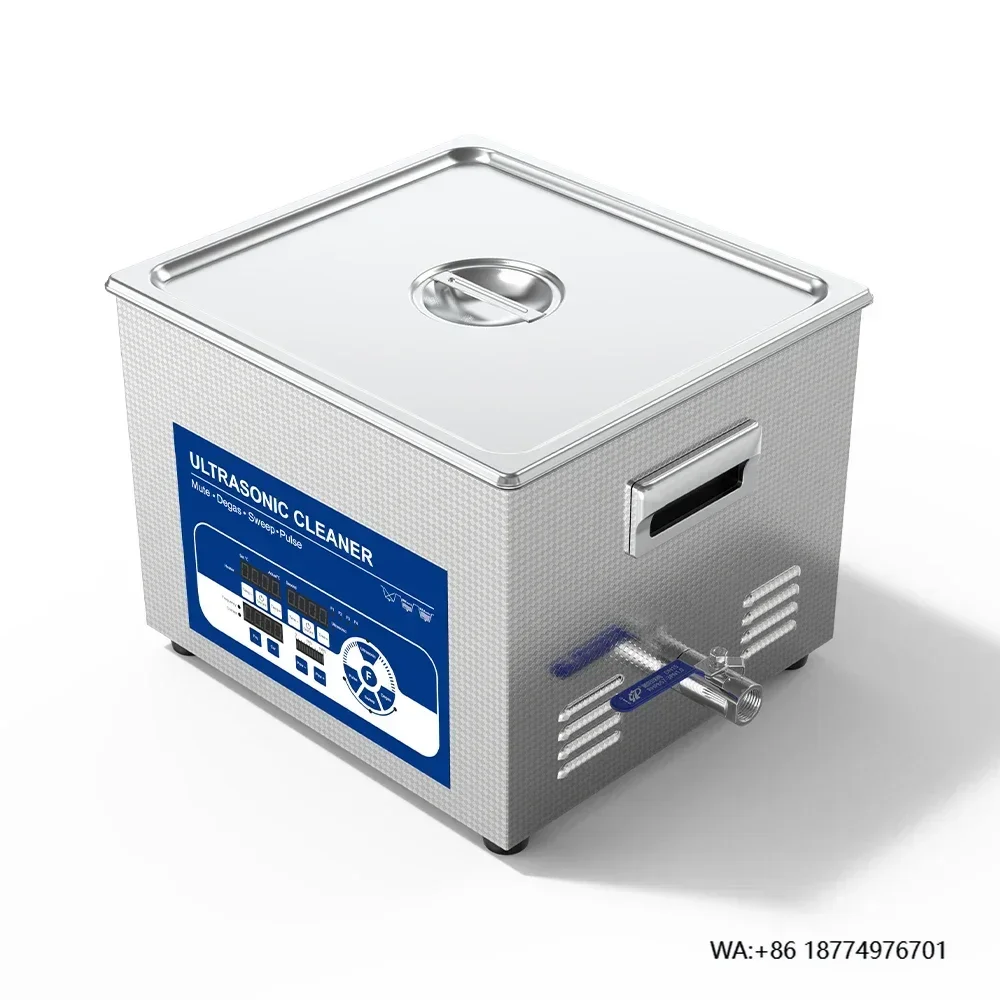 

40KHz 15L Mute Low Noise Ultrasound Cleaner with Digital Timer Degas Industry Ultrasonic Wave Cleaner for Lab/Clinic/Musical