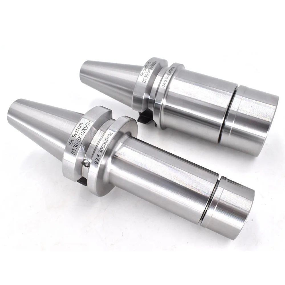 1set High precision 0.003 1PCS BT30 SK16 SK10 BT30 60L 90L lathe chuck high speed toolholder collet chuck for CNC machine mill