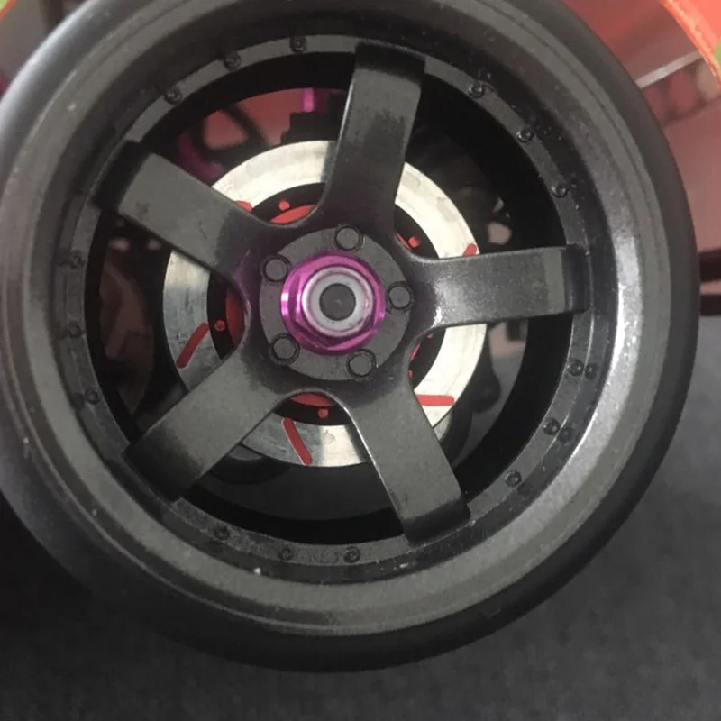 X12A-4PCS Aluminum Alloy Brake Disc Wheel Rim Box Metal Hex Adapter 12MM For RC 1/10 Car HSP Fly Fish Buggy Truck 94123 94122 D4 - view 4