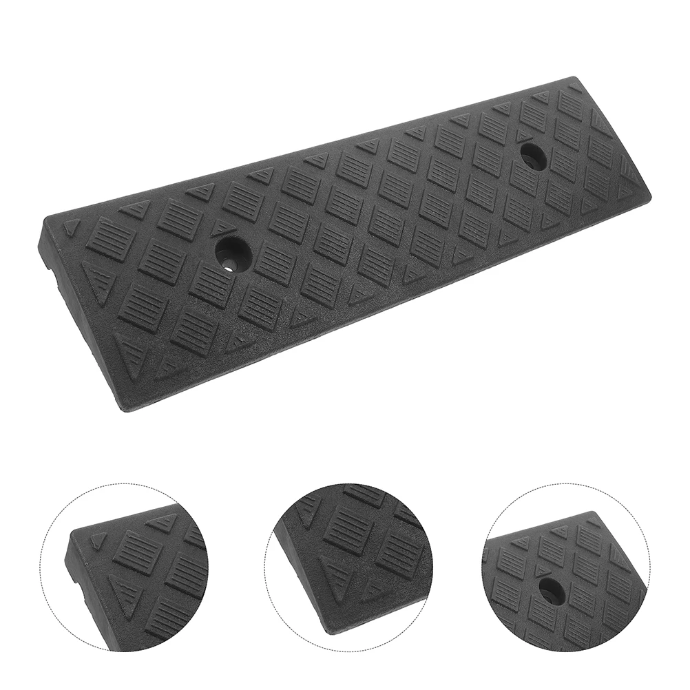 

Durable Lightweight Plastic Curb Heavy Duty Driveway Step Ramp Portable Trailer Wheelchair Access Ramp For Car Steps Anti Slip