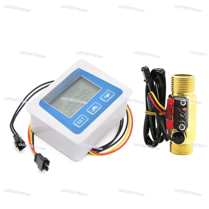 Battery Powered Low Power Consumption Digital Display Intelligent Electronic Water Meter Digital Display Flow Sensor