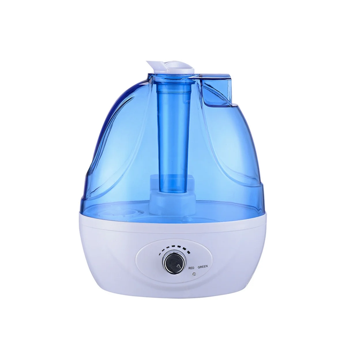 Humidificador de aire de niebla fría, humidificadores ultrasónicos silenciosos de 2.5L para dormitorio y habitación, ajustable, rotación de 360 °, enchufe estadounidense A