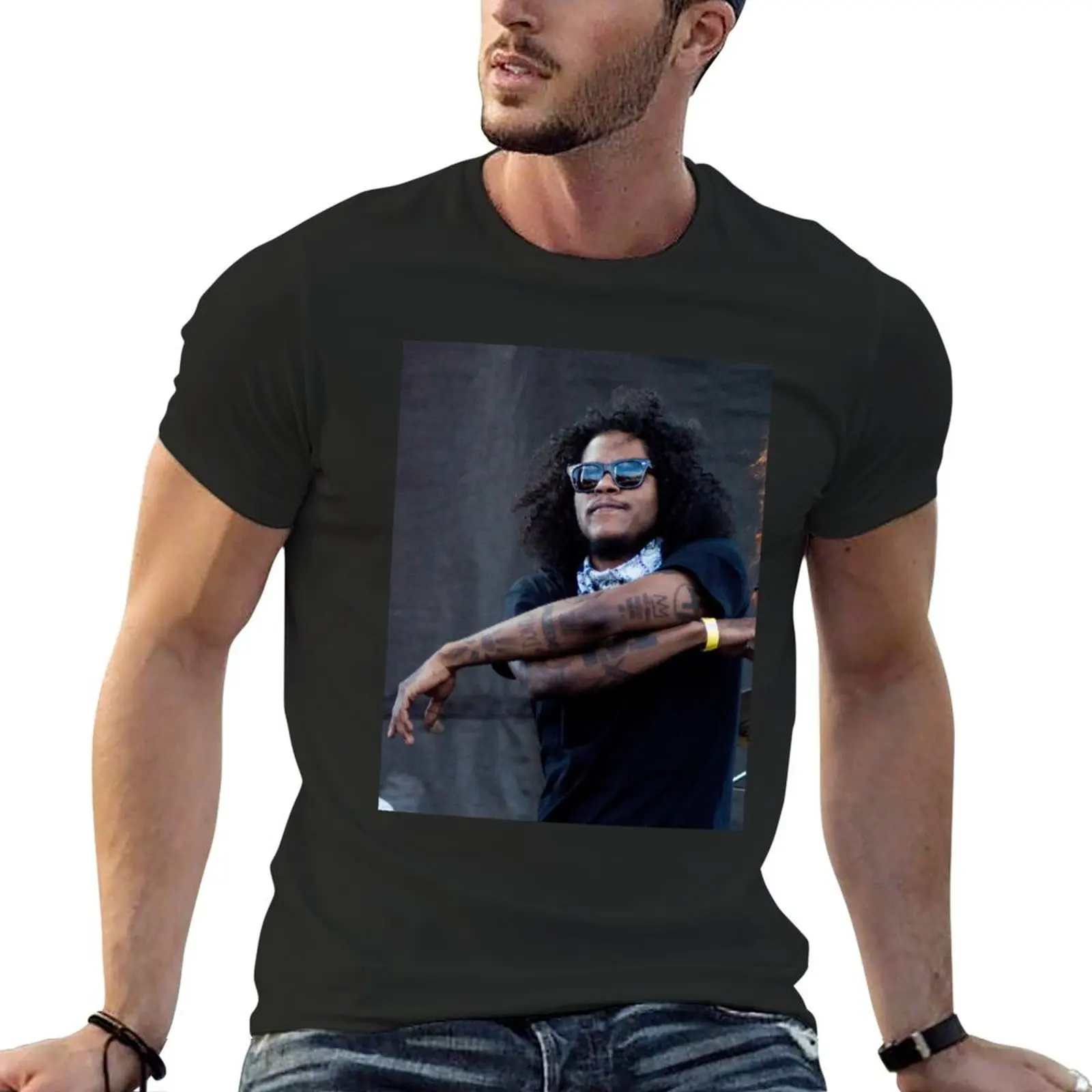 Ab-Soul on Stage T-Shirt plus size clothes plus size tops customs design your own mens white t shirts