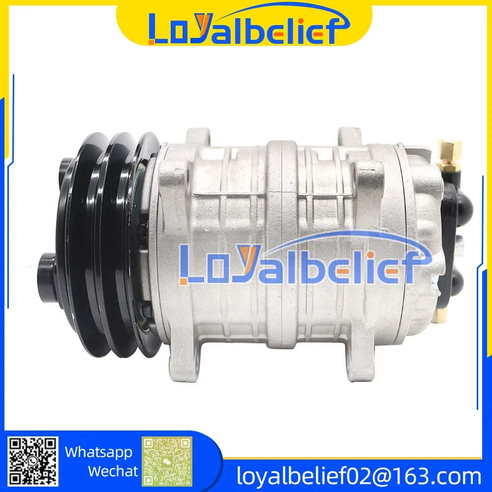 Auto AC COMPRESSOR For TM15 / Shuttle Buses / Vans and Vehicles With Two Grooves Pulley 10355011 48845011 2521152