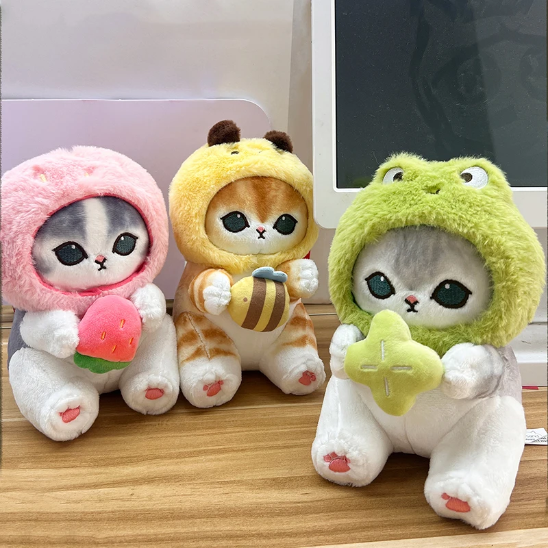 

100% Genuine Mofusand Shark Cat Forest Series Cat Plush Toys Cute Anime Dolls Home Decor Trendy Toys Children'S Gifts