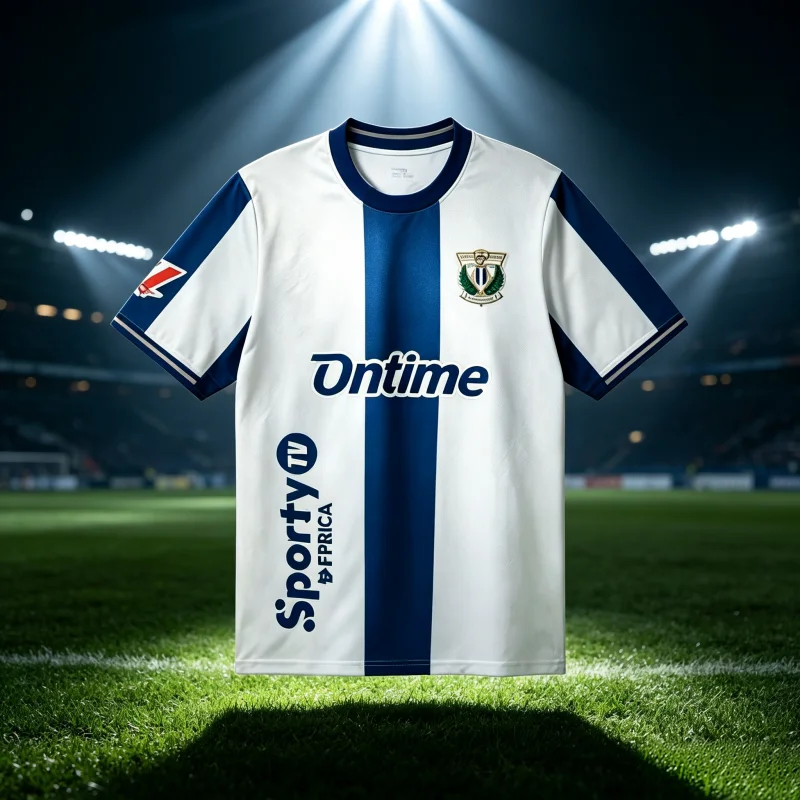 2026-27 3D-Gedrucktes C-CD Leganés Schnelltrocknendes Fußballtrikot für Männer und Frauen, Atmungsaktives Sport-Freizeit-Fußball-T-Shirt für Familie und Kinder – Detail 3