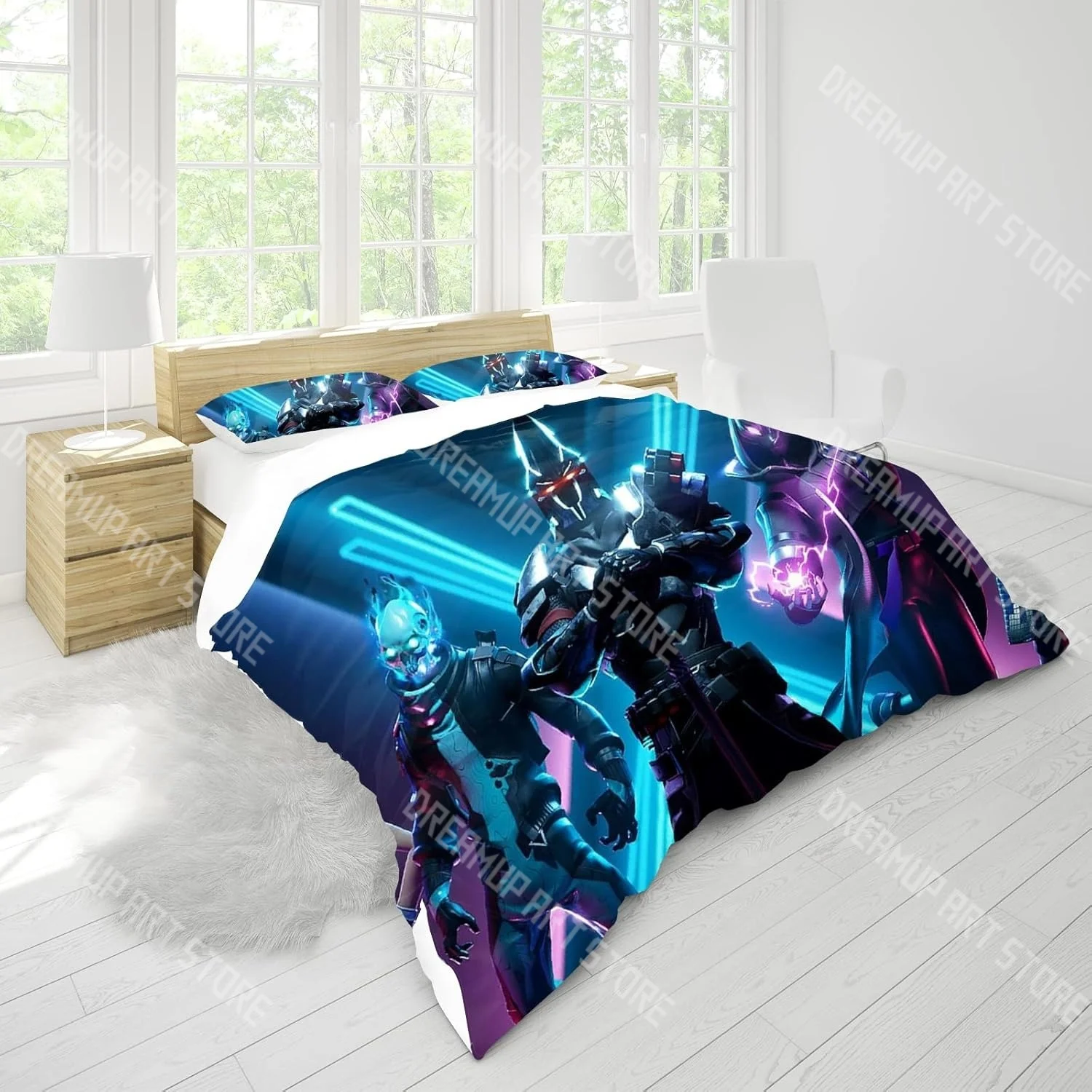 Fashion Sally Face Game Bedding Set Single Twin Full Queen King Size Bed Set Kids Bedroom Duvetcover Sets Bed Sheet Set view 5