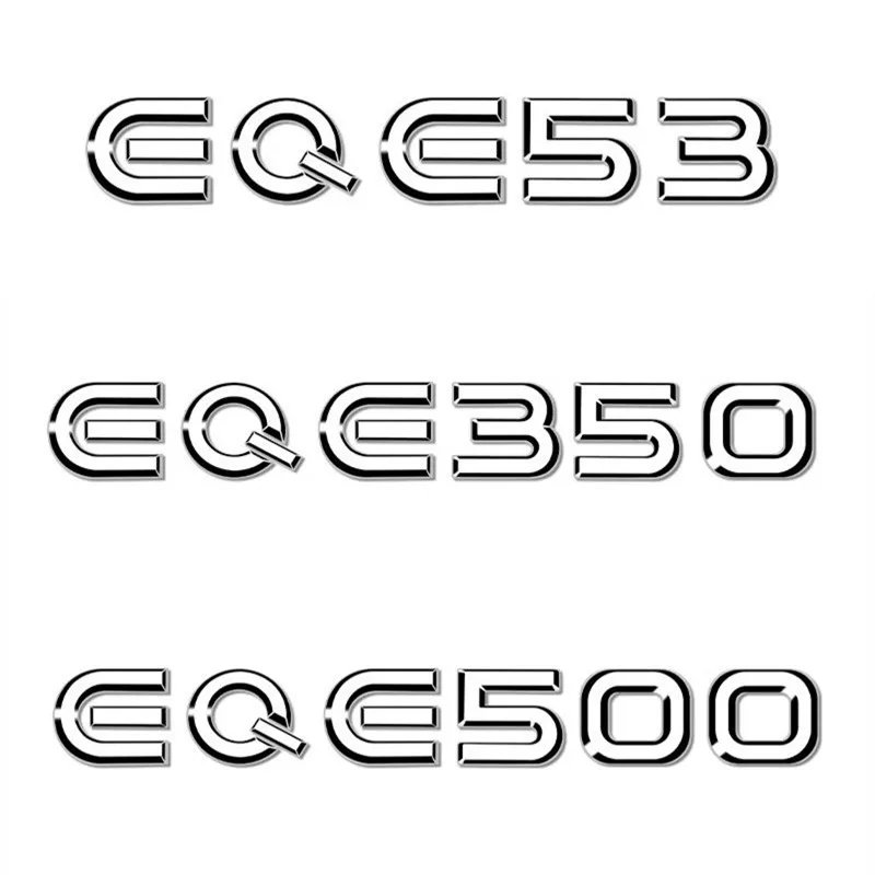 

3D Car Tail Trunk Letter car sticker EQE53 EQE350 EQE500 Emblem Sticker For Mercedes Benz EQE Class V295