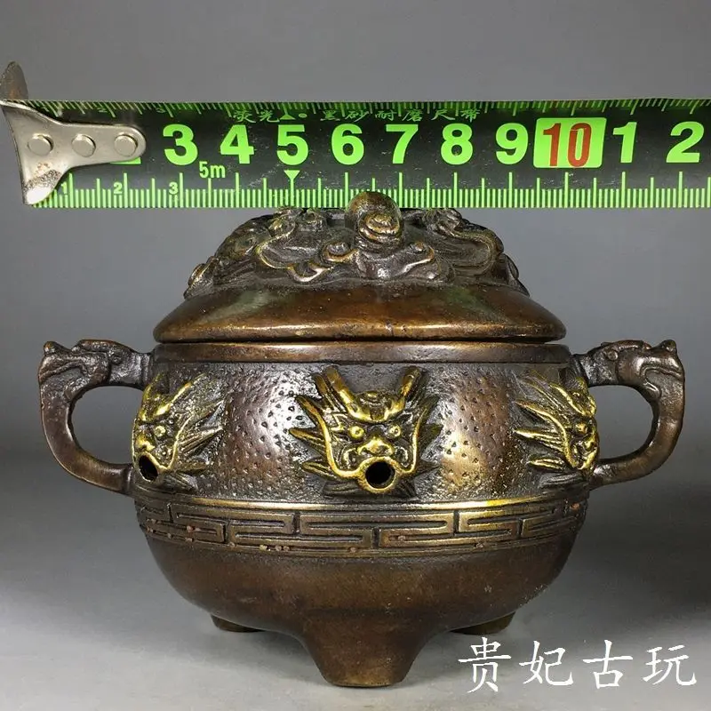 Good luck nine dragons Incense Burner Statue for Tea Home Decor Ornaments