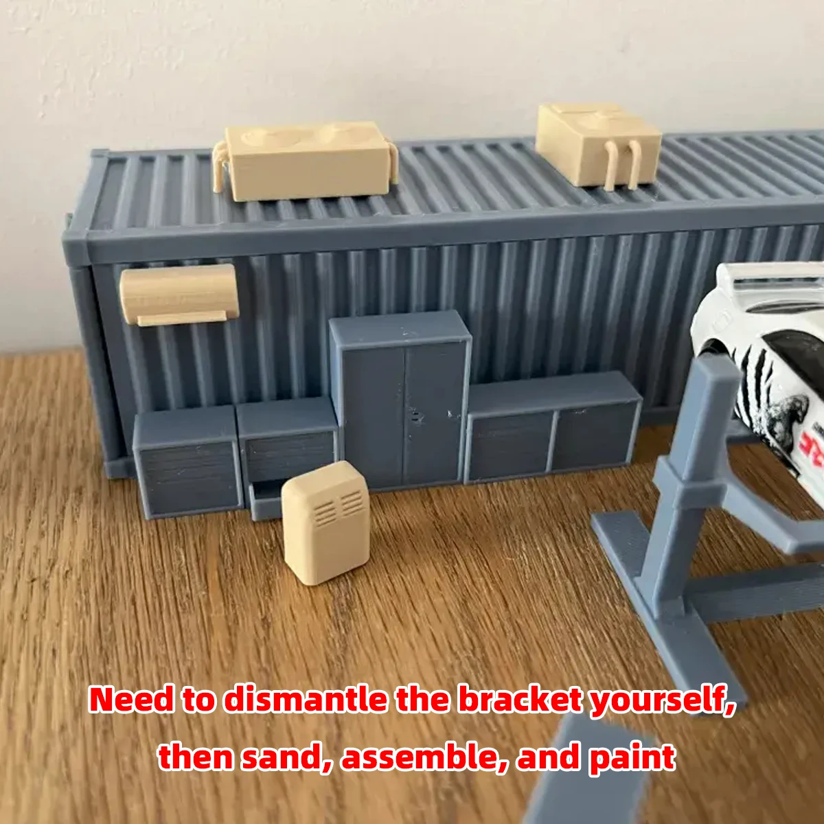Klimaanlage Zentralklimaanlage Luftkühler für Haus Fabrik Laden Sandtisch Diorama Modellbausatz 1/35/48/64/72/87 – Detail 1