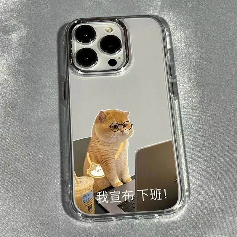 

Чехол для телефона с милым котом для iPhone 17 Pro Max, 16 Plus, 15, 14, 13, 11, силиконовый чехол для iPhone 12