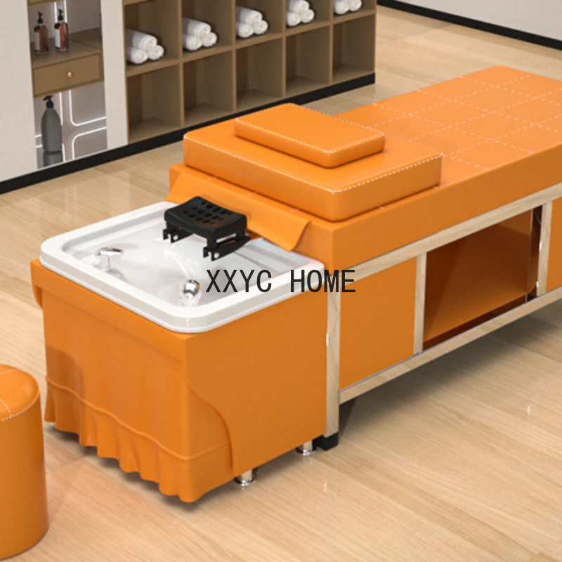 

Water Circulation Shampoo Chair Barber Shop for HairComes with Water Storage Function without Connecting Water