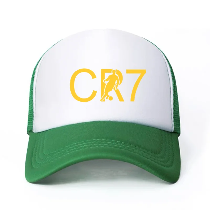 Children\'s Hat 6-15 Y Teen CR7 Printed Boys Girls Travel Party Sun Hat Sports Baseball Hat 58CM Beautiful Girl Charm Casual Hat