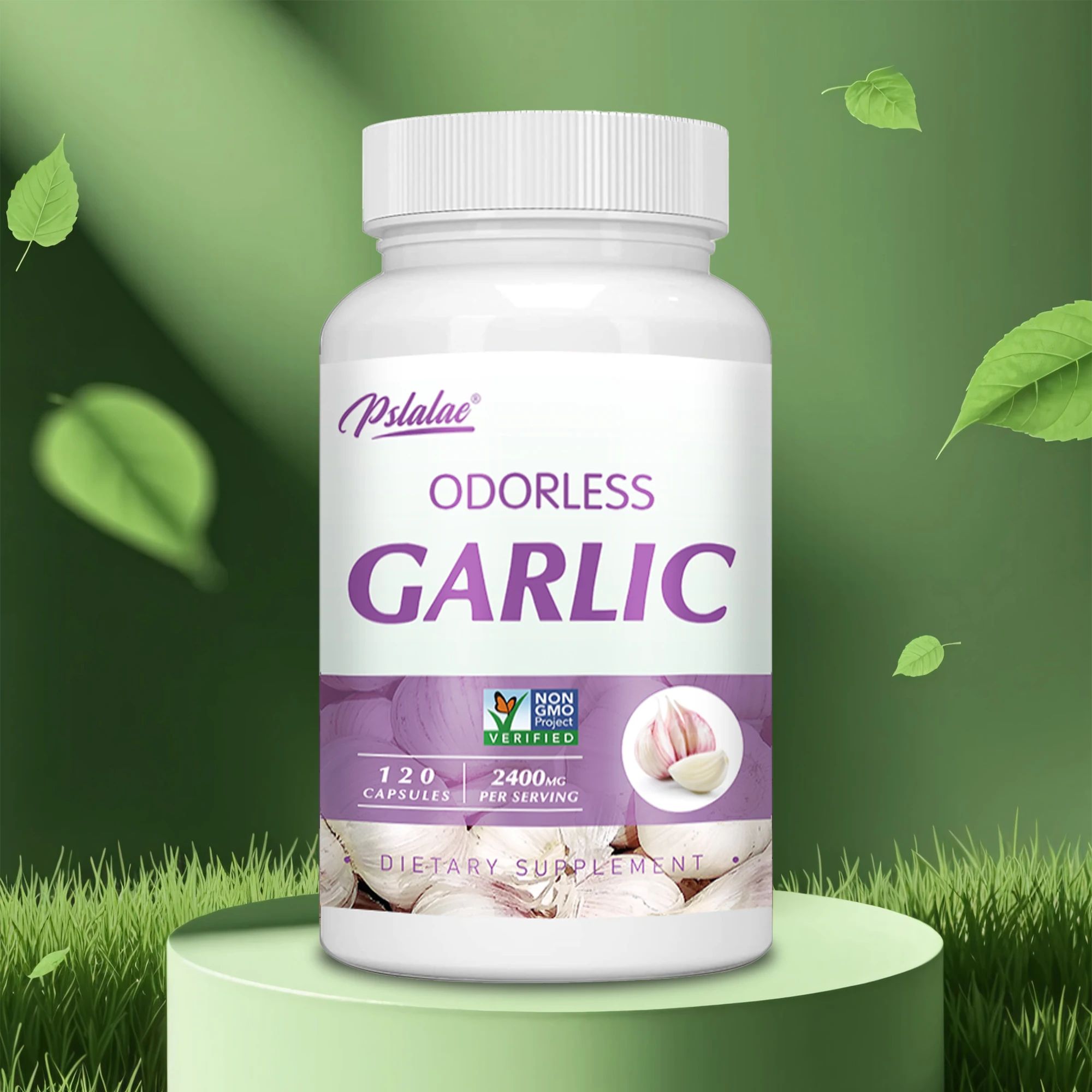 Odorless Garlic - Powerful Antioxidants Support Respiratory and Immune System Health, and Cleanse and Detoxify