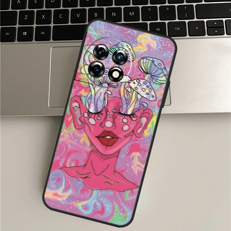 เคสโทรศัพท์ลายเห็ดฮิปปี้ สำหรับ OnePlus Nord 5 CE 3 4 Lite N20 N30 OnePlus 13R 12R 13T 10T 9 10 Pro 11 12 13