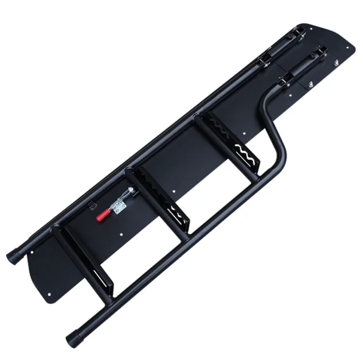 

Steel foldable Replacement Rear step Tailgate Ladder For Universal Trucks Toyota Tundra Land Cruiser Hilux Tacoma Isuzu D-Max