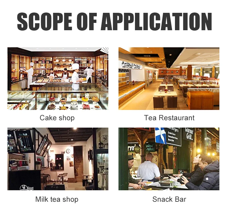 Máquina comercial retangular de waffle de pão 10pcs elétrica antiaderente