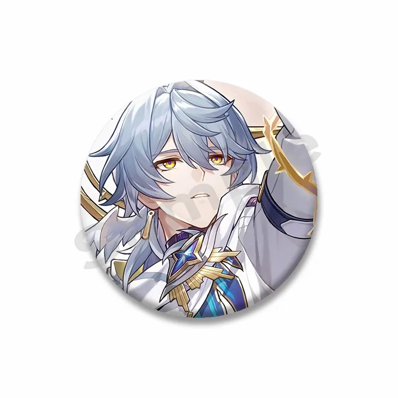 Honkai Star Rail Sunday Round Brooch, Cute Design