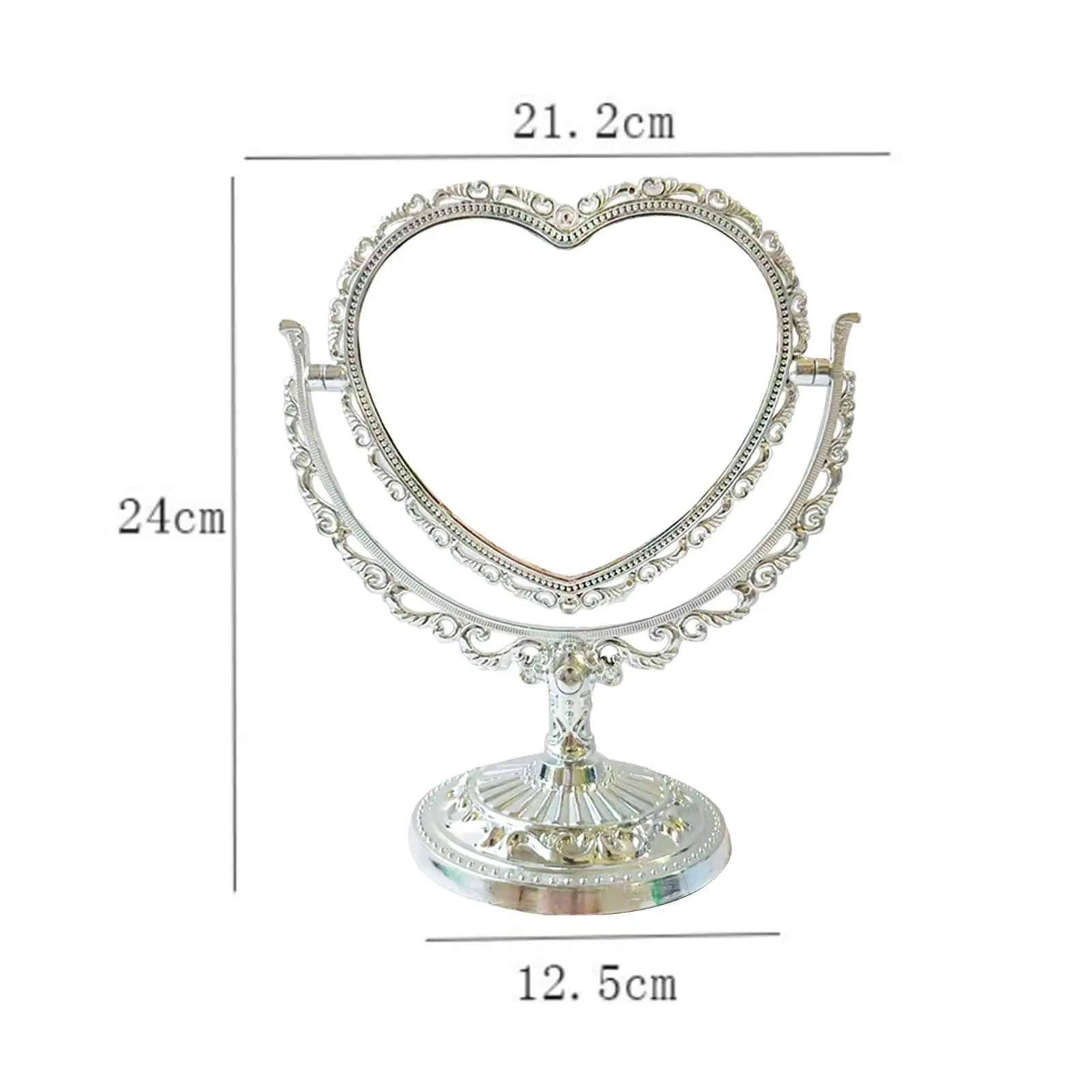 Tisch Make-up Spiegel verstellbarer Desktop-Ständer Spiegel für Bad Eitelkeit Hotel