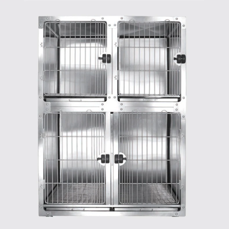 

Professional veterinary equipment Stainless Steel Medium Size Oxygen Therapy Cage