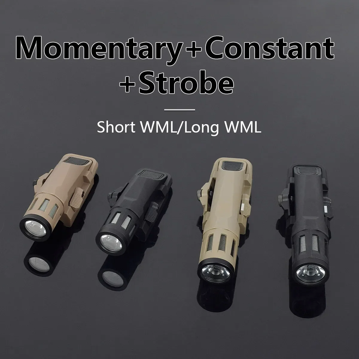 Instrucción táctica APL APL-C arma luz Airsoft Rifle estroboscópico LED antorcha ajuste 20mm Rail pistola AR15 AK47 linterna de caza