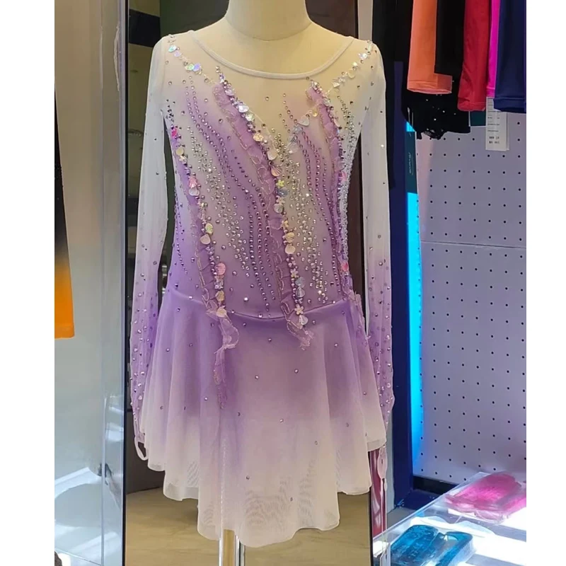 Figure Skating Performance Skirt Skating Skirt Grading Competition Training