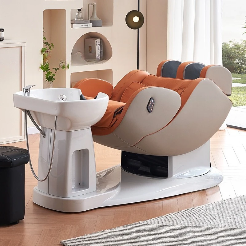 

Smart Electric Massage Shampoo Bed Barber Shop Hair Salon Full Automatic Shampoo Machine Hair Flush Bed Shampoo Bed