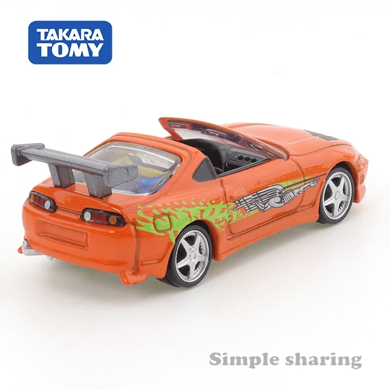 Takara Tomy Tomica Premium Unlimited03The Fast and The Furious Supra Alloy Toys Motor Vehicle Diecast Metal Model Toys for Boys