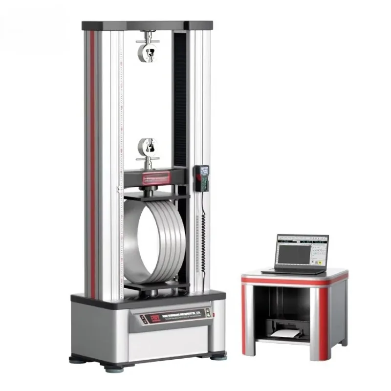 300KN Pipe Ring Stiffness Tester For Thermoplastic Tubes, EN 10002-4 & ISO75000-1