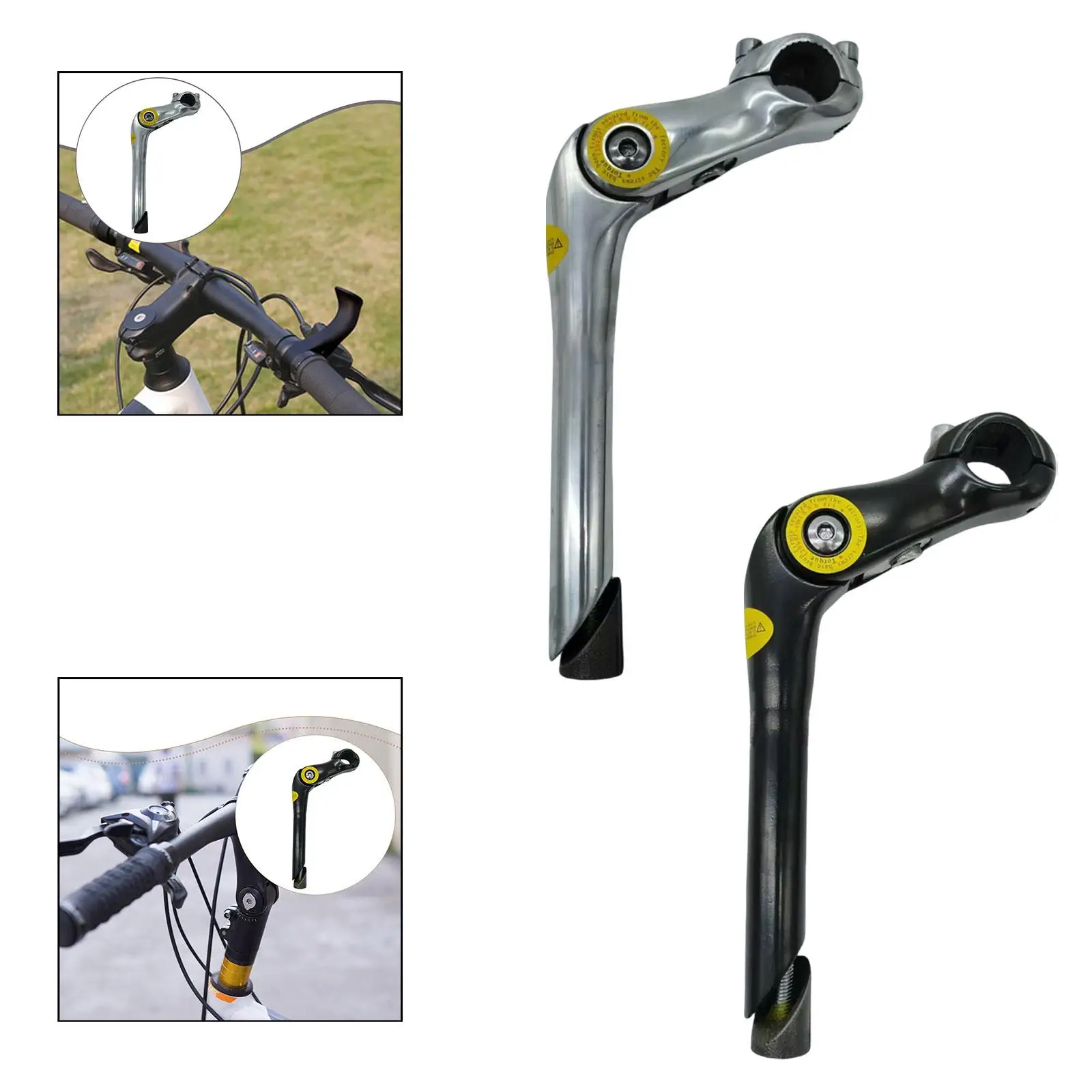 

Aluminum Alloy Bike Stem, Bicycle Stem, Adjustable Extendable Gooseneck, Road
