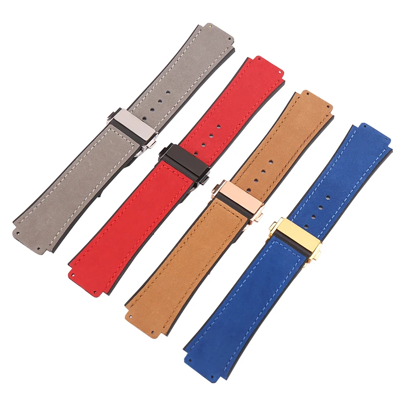 

Аксессуары для часов HUBLOT Hublot Classic Fusion series, абразивный кожаный ремешок 25*19, унисекс, ремешок для занятий спортом на открытом воздухе