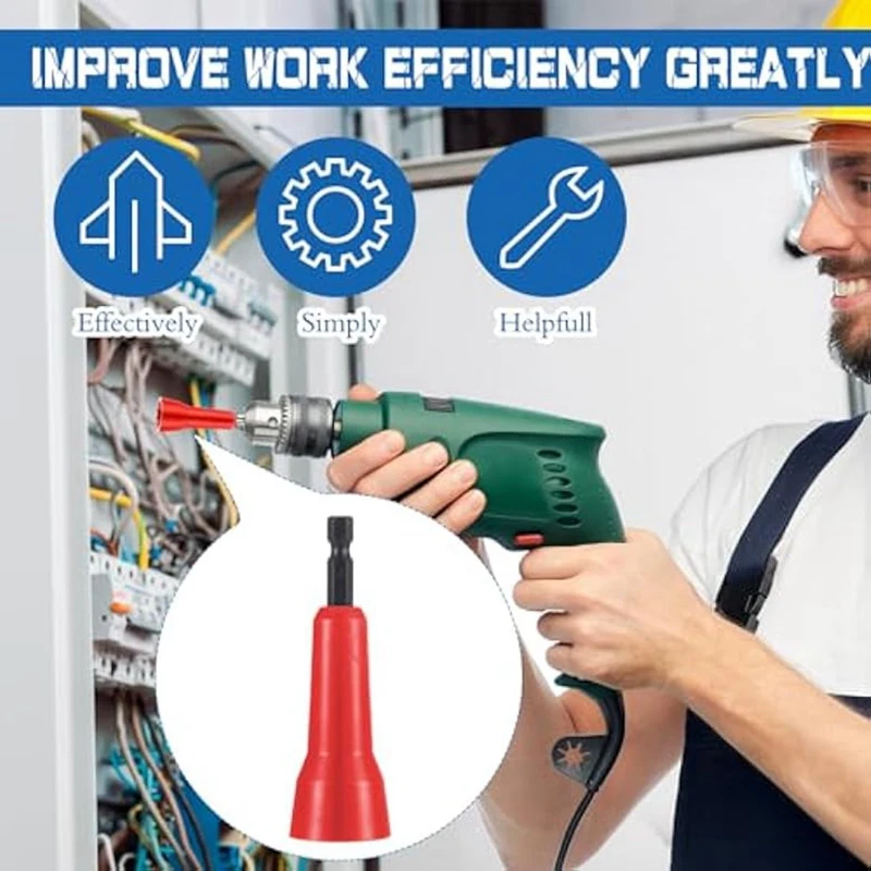 ワイヤー付きトルクツールドリル、ワイヤーコネクタ、スピナー、使いやすく、ストリッパー、ツイスター、2個
