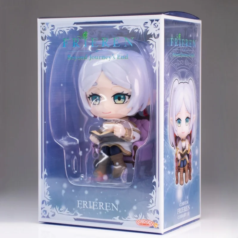 

Genuine Frieren: Beyond Journey'S End Frieren Anime Figure Q Version Frieren Doll Desktop Ornament Toy Peripherals Birthday Gift