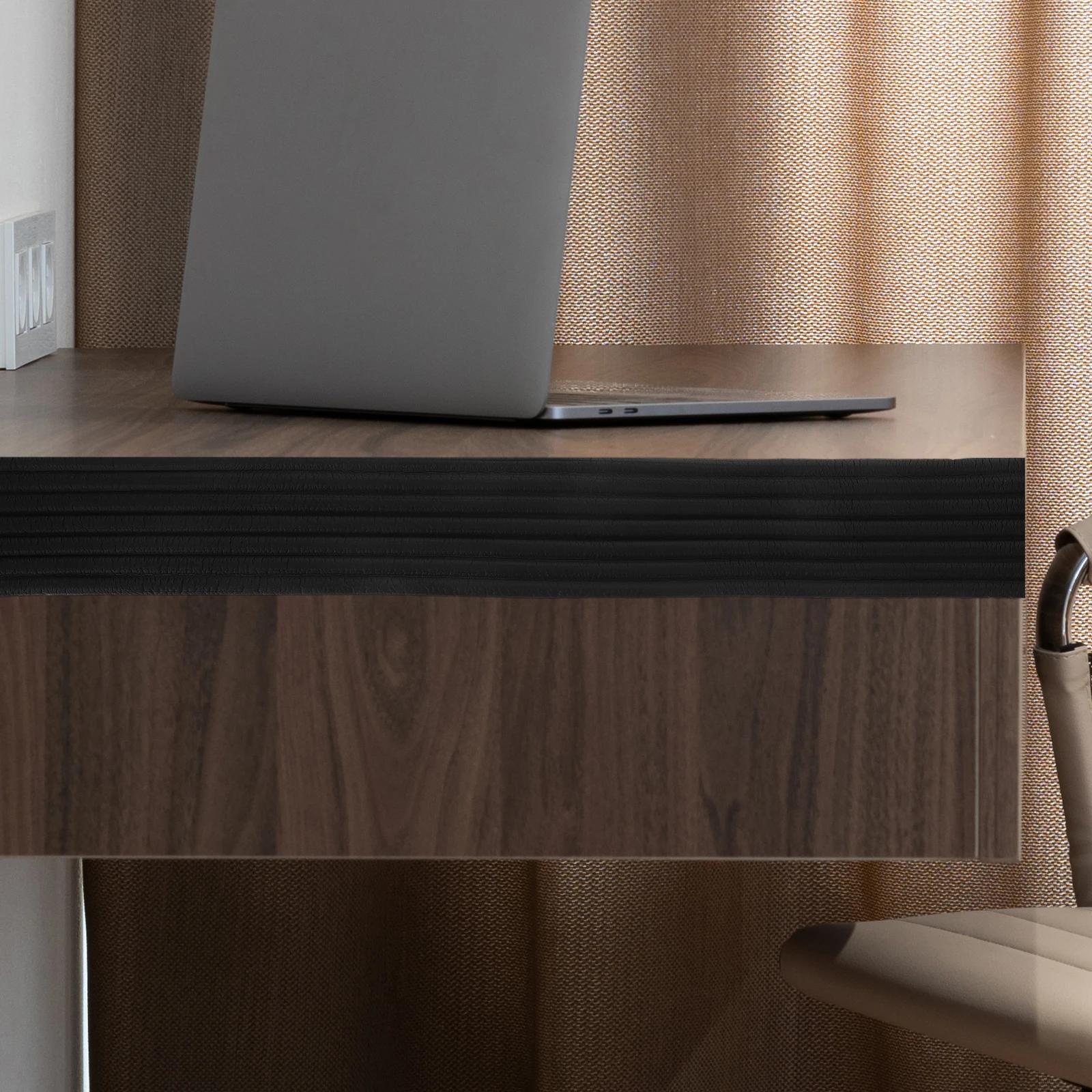 

Wall Padding Wide Edge Protector Peel Stick Collision Avoidance Strip for Table Edges Bed Frames Wall Safety Cushion Soft Nbr