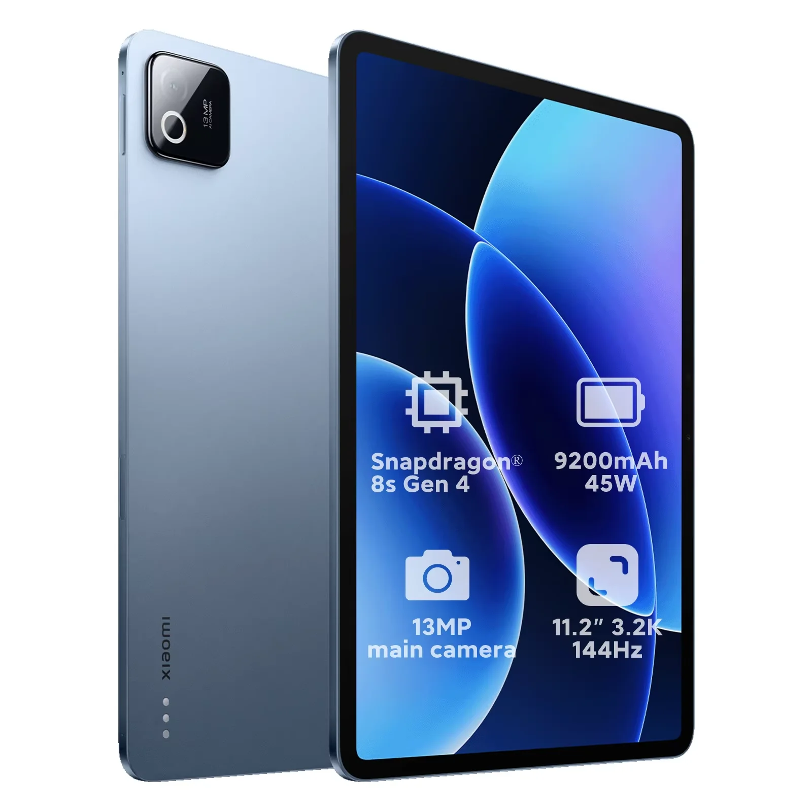 Xiaomi Pad 8 Snapdragon 8s Gen 4 11,2" 3,2K 144Hz Display 9200mAh(typ) 45W Akku 13MP Hauptkamera Xiaomi Tablet 5,75mm Ultraflaches Gehäuse